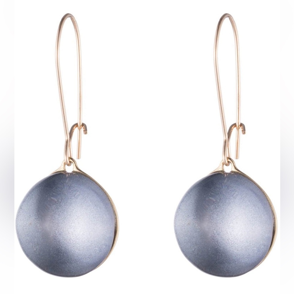 Alexis Bittar Dangling Sphere Kidney Wire Earrings